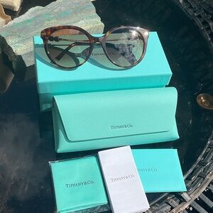 Tiffany & Co. Havana Brown Gradient Sunglasses
